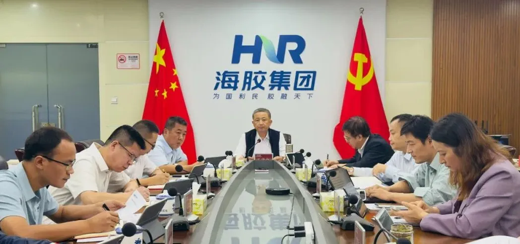 海南橡膠召開黨委會（擴大）會議傳達學習黨的二十屆四中全會精神